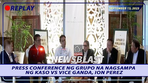 REPLAY | Press conference ng grupo na nagsampa ng kaso vs Vice Ganda, Ion Perez