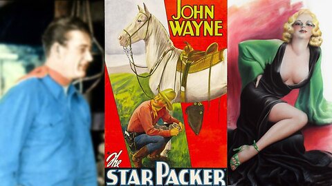 THE STAR PACKER (1934) John Wayne, Verna Hillie & 'Gabby' Hayes | Romance, Western | COLORIZED