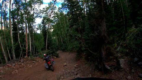 Dual Sport Motorcycle Colorado; Vacation, Adventure, or Trial. Part 8 Timber Hill