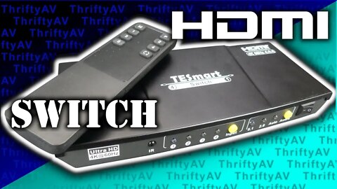 Change Video Sources! The 4 Port 4K60 HDMI Switch from TESmart!