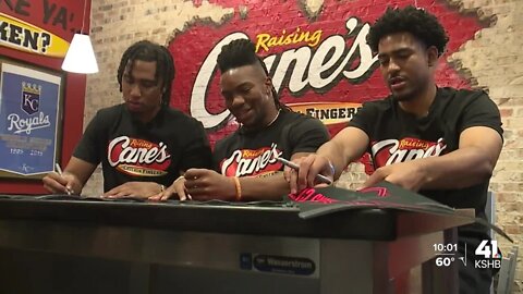 Top college prospects get fix of Raising Cane's in Kansas City ahead of NFL Draft