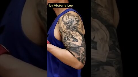 Stunning Work By Victoria Lee #shorts #tattoos #inked #youtubeshorts