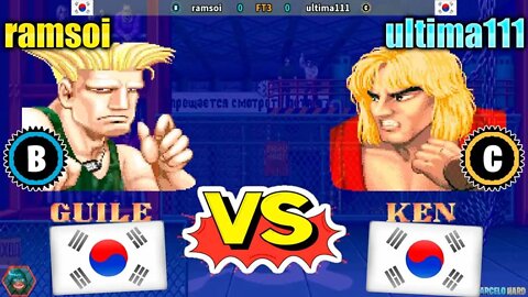 Street Fighter II': Champion Edition (ramsoi Vs. ultima111) [South Korea Vs. South Korea]