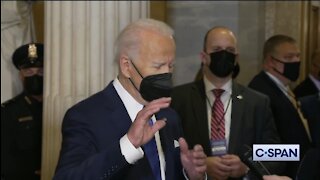 After A Divisive Speech Biden Says He Doesn't Want a Battle With Trump