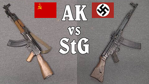 Russian Kalashnikov vs German Sturmgewehr 🔫