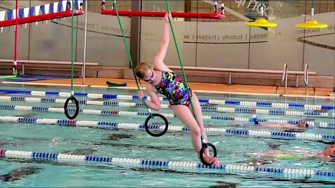 Olympic Pool Obstacle Course