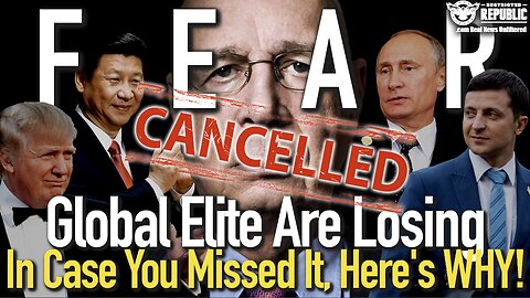 Shh…Global Elite Are Losing! In Case You Missed It, Here’s Why!
