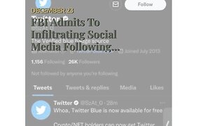 FBI Admits To Infiltrating Social Media Following Twitter Files Release