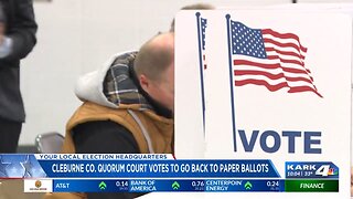 Cleburne County, Arkansas goes back to a paper-only voting system