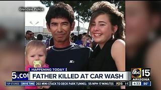 Glendale father shot, killed at car wash