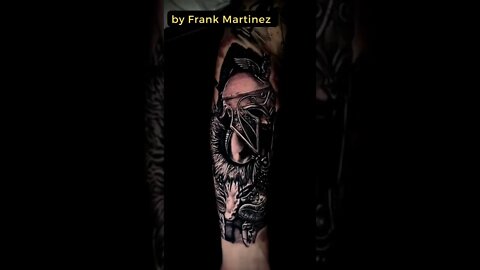 Stunning Work By Frank Martinez #shorts #tattoos #inked #youtubeshorts