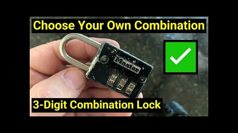 🔒Lock Picking ● Change the Combination on Your 3-Digit Padlock