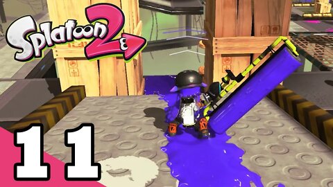 Splatoon 2 Hero Mode 1000% Walkthrough Part 11 - Sector 3 All Weapons [NSW/4K][Commentary By X99]