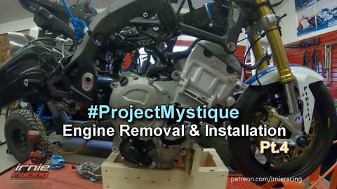 S1000RR Engine Removal & Installation Series Pt.4 #projectMystique