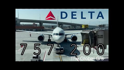 Delta Air Lines Boeing 757-200 Pushback From Gate Salt Lake City (4K)