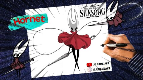 Como Desenhar a Hornet de Hollow Knight: Silksong