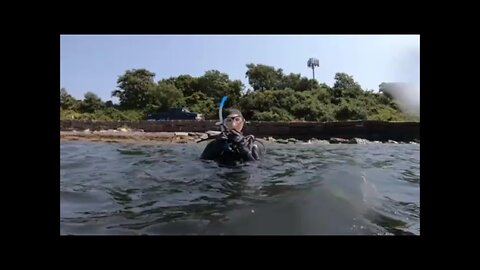 Diving Fort Adams in Newport August 20, 2023