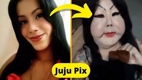 BIZARRA A MUDANÇA DA JUJU DO PIX O ANTES DE DEPOIS COMPLETO