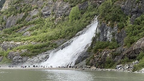 Waterfall Juneau Alaska