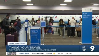 Some travelers seeing cancellations and delays at Tucson International Airport