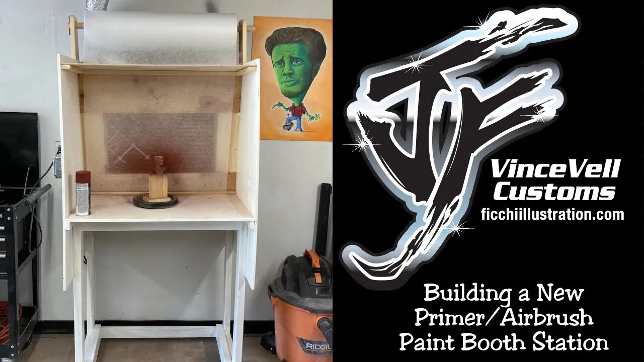 Building a New Primer Airbrush Paint Booth Station