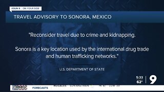 Travel advisories in effect for Mexican states