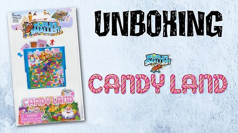 World's Smallest Candy Land Board Game Unboxing