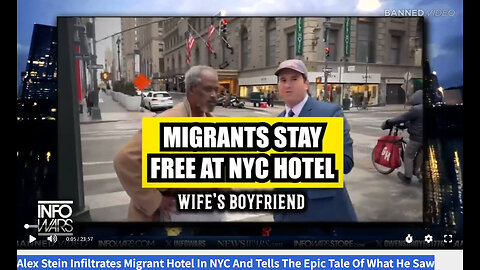 "ILLEGALS STAY FREE! GETTIN ROOM FOR WIFE'S BOYFRIEND!" HAHAHAHA!
