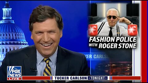 FASHION POLICE: Roger Stone Calls Out Don Lemon for Hoodie/Suit Jacket Combo on Tucker Carlson
