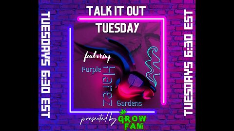 Talk it out Tuesday!!