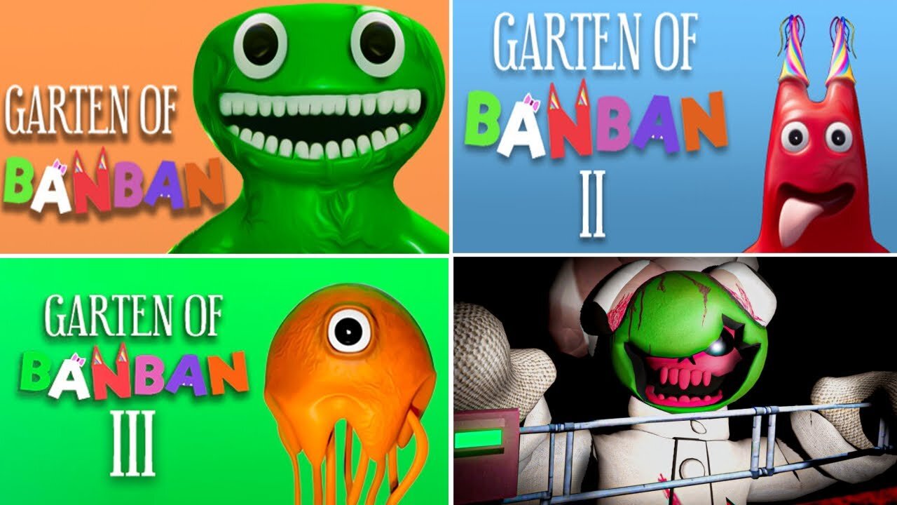 Garten of Banban 4?! Garten of Banban 5 Full gameplay! New Game! Part 1 -   in 2023