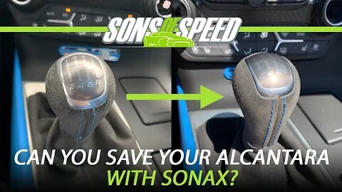 How to Clean & Save Your Alcantara with Sonax | Sons of Speed