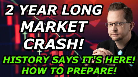 HISTORY SAYS 2 YEAR LONG STOCK MARKET CRASH IS HERE! - How to Prepare! - Tuesday, February 15, 2022