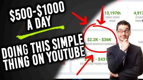 How To Make $500 - $1000 A Day On Youtube COPY & PASTE (FOR FREE) 2020