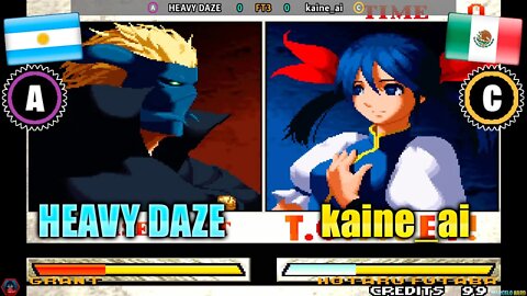 Garou: Mark of the Wolves (HEAVY DAZE Vs. kaine_ai) [Argentina Vs. Mexico]