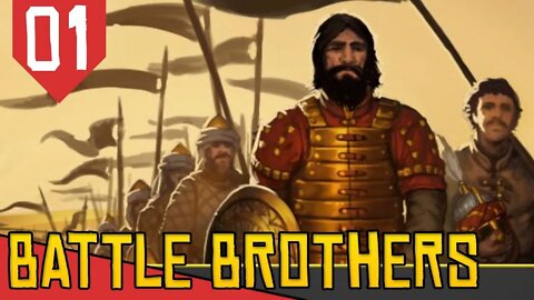 Os Três MELHORES Personagens do Jogo - Battle Brothers Gladiadores #01 [Gameplay PT-BR]