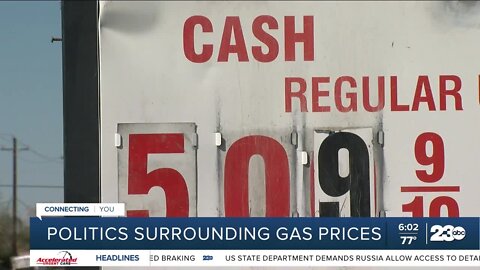 The politics surrounding the gas prices