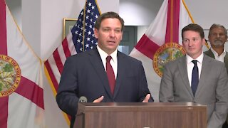 Gov. Ron DeSantis speaks about President Biden, border security, and COVID-19