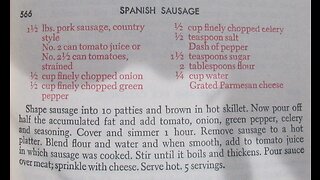The Modern Family Cookbook: Spanish Sausage