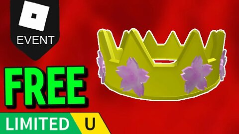 How To Get Flower Crown (ROBLOX FREE LIMITED UGC ITEM)