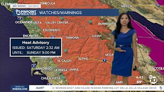 ABC 10News Pinpoint Weather for Sat. Sept. 11, 2021
