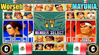 The King of Fighters '96 (Worseh Vs. .MAYUNIA.) [Mexico Vs. Mexico]