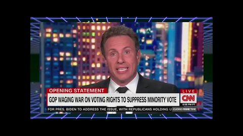 INSANE: CNN's Cuomo Lies About Ron Johnson, Says GOP Waging a Holy War on Voting Rights