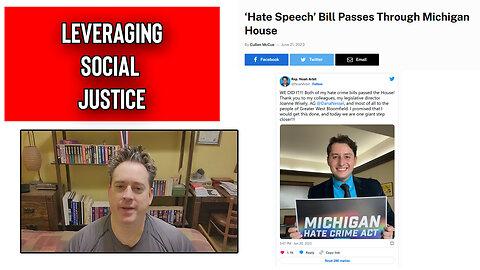 Democrat Majority In Michigan Set To Pass Hate Speech Bill