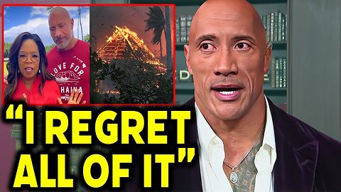 The Rock MISTAKENLY Admits SHADY Role In Maui Fires With Oprah