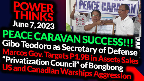 Gibo Teodoro Appointed Sec. of DND, Peace Caravan Success! GTNR with Ka Bansang Mentong and Ka Ado