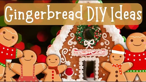 DIY Christmas Decoration Ideas - Gingerbread