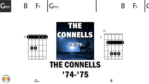 THE CONNELLS '74 '75 FCN GUITAR CHORDS & LYRICS