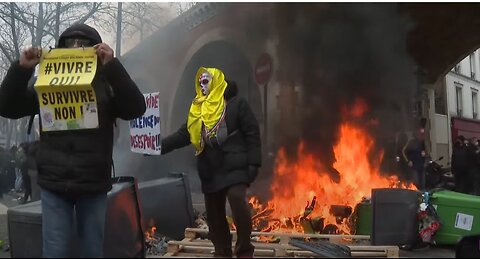 Paris / France - Manifestation / Rally against Macron’s pension reforms - 11.03.2023