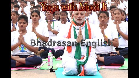 Yoga with Modi Bhadrasan English